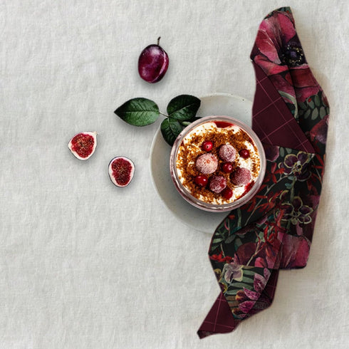 Burgundy salvetes